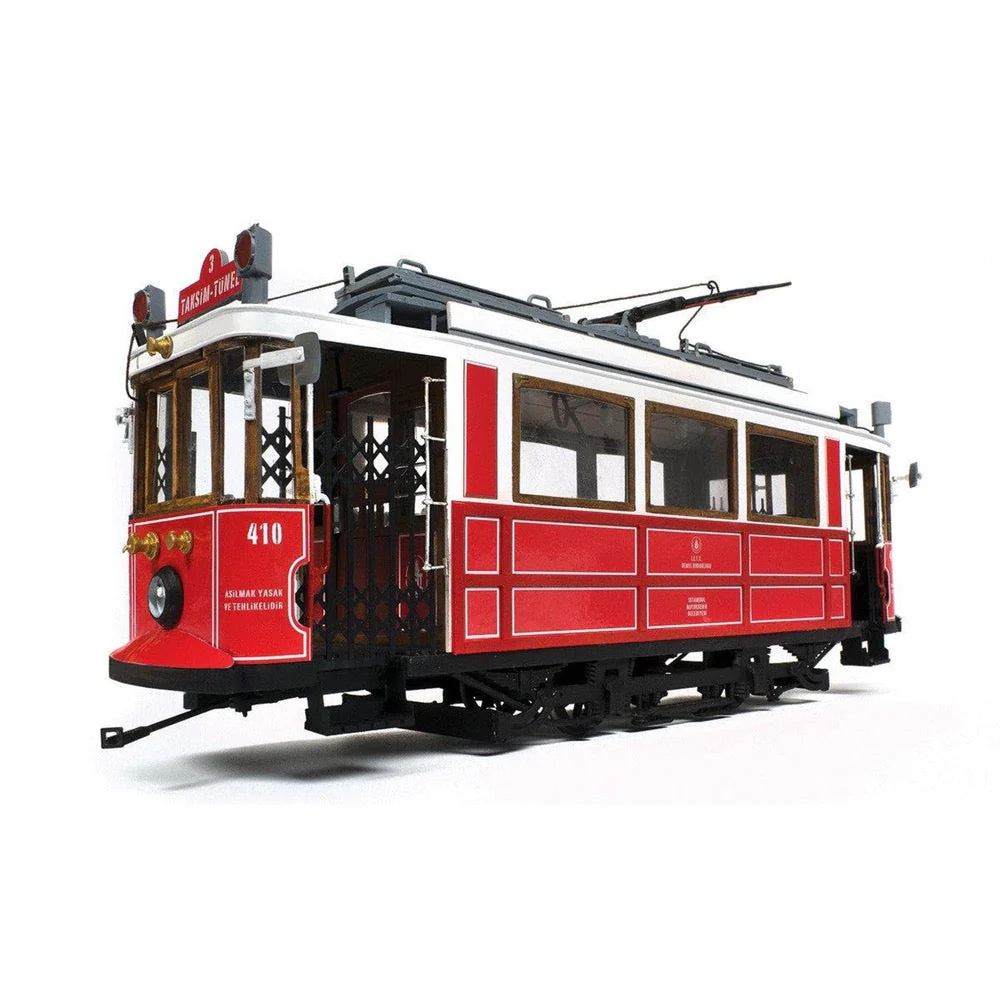 OcCre 53010 1/24 Istanbul Tram Wooden Model Kit