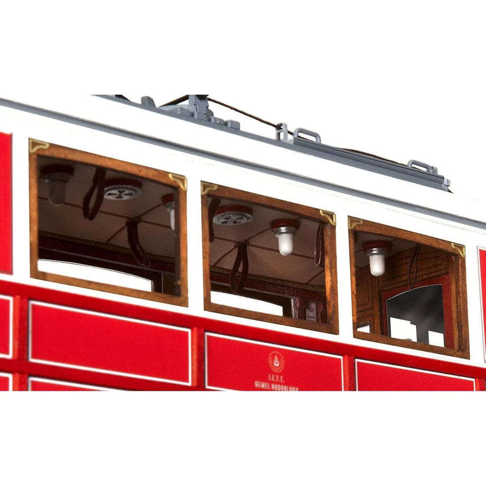OcCre 53010 1/24 Istanbul Tram Wooden Model Kit - Image 3