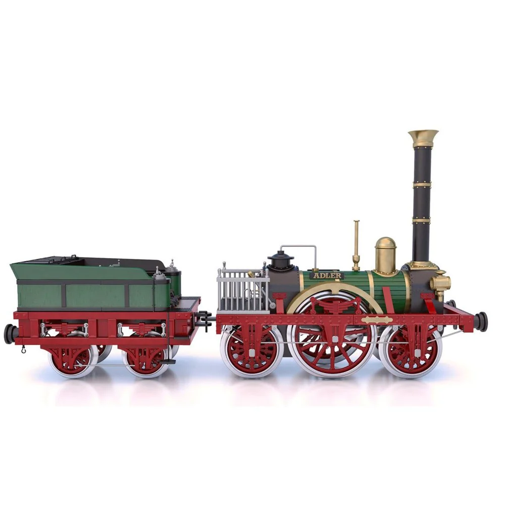 OcCre 54001 1/24 Adler Train Wooden Model Kit - Image 5