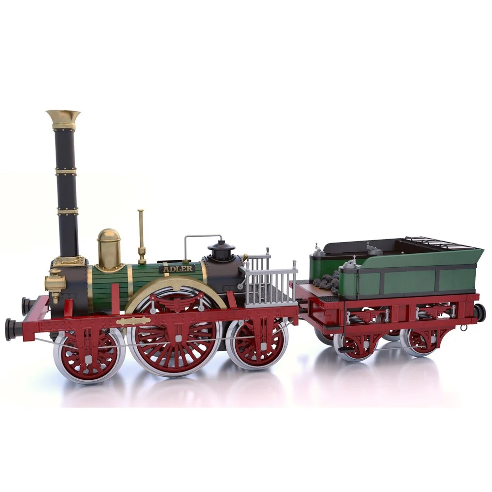 OcCre 54001 1/24 Adler Train Wooden Model Kit - Image 8
