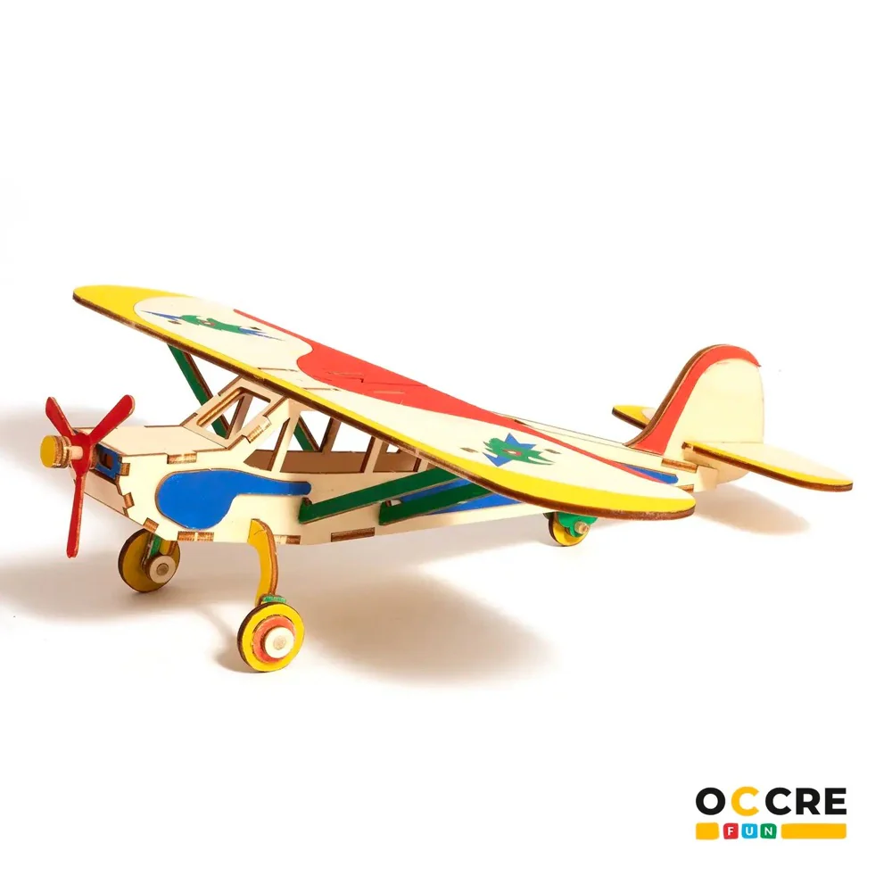 OcCre Fun Falcon Airplane Model Kit for Kids - Image 2