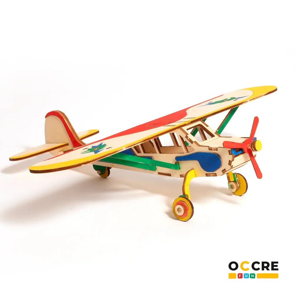 OcCre Fun Falcon Airplane Model Kit for Kids - Image 5