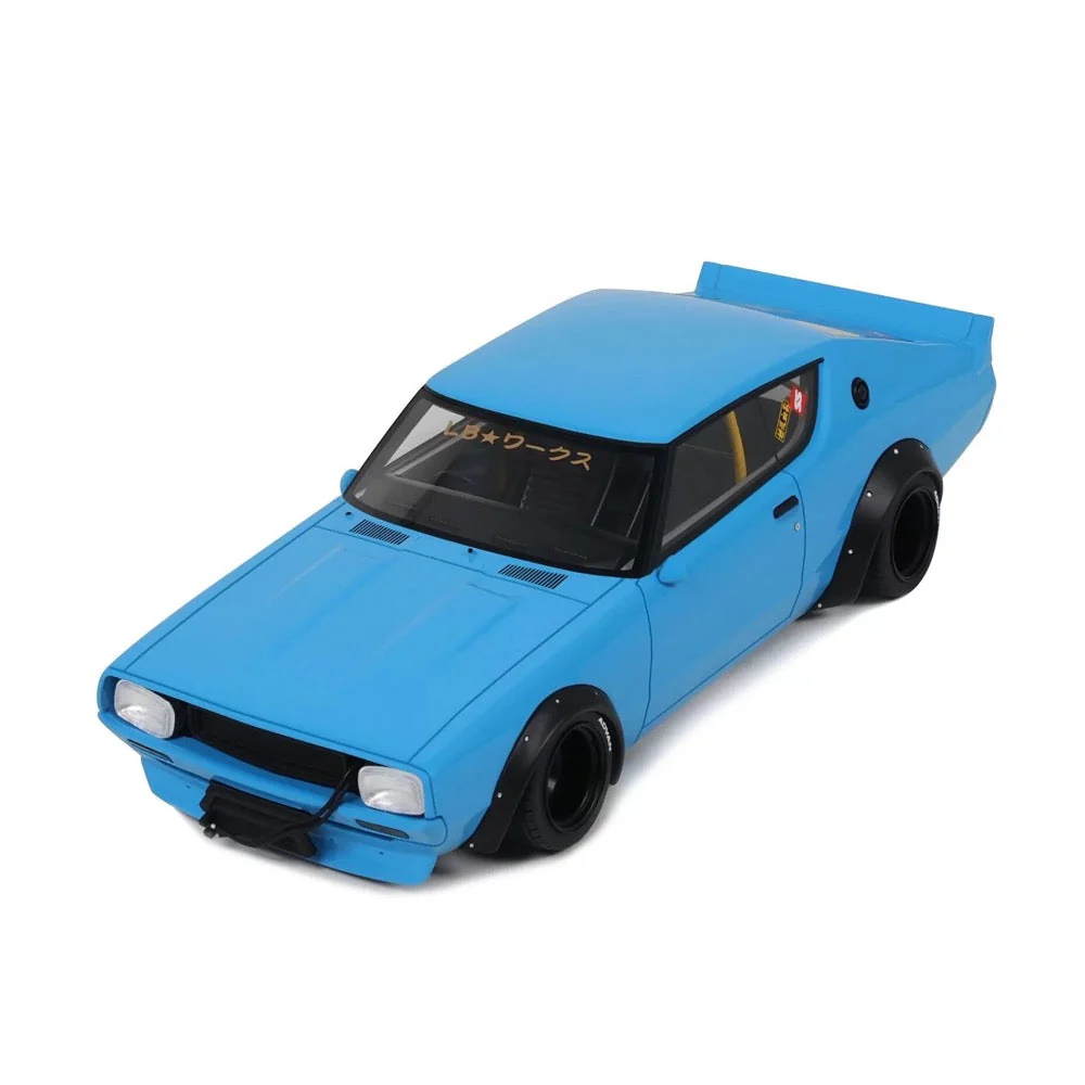 Otto 1210 1/18 Nissan Skyline 2000 GT-R (KPGC110) BY LB-Works Blue 2024 - Image 6