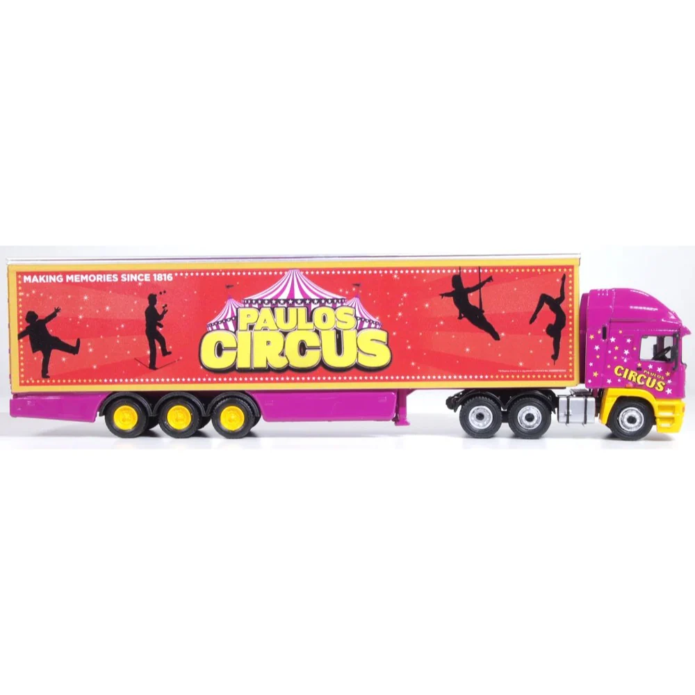 Oxford 76EC005 1/76 ERF EC Box Trailer Paulos Circus - Image 3