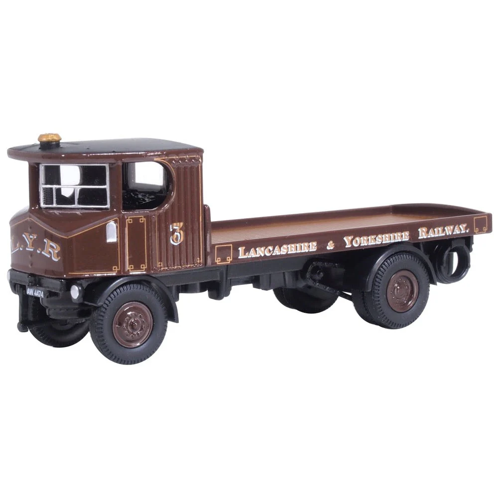 Oxford 76SEN003 1/76 Sentinel Flatbed Lancashire & Yorkshire Railway