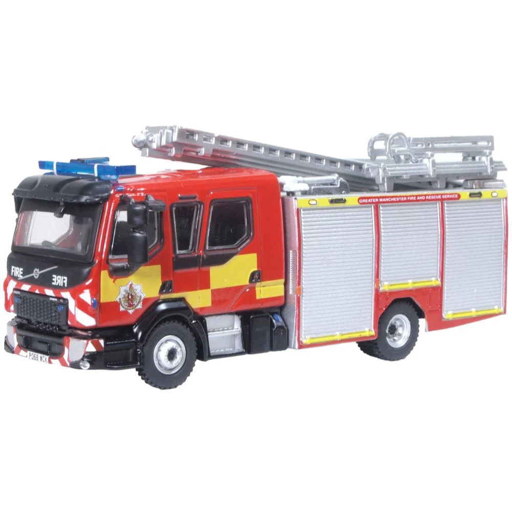 Oxford 76VEO003 1/76 Volvo FL Emergency One Pump Greater Manchester F & R Service