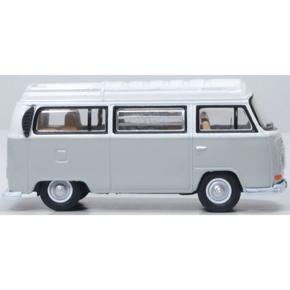 Oxford 76VW032 1/76 VW Bay Window Camper Silver Grey/White - Image 3