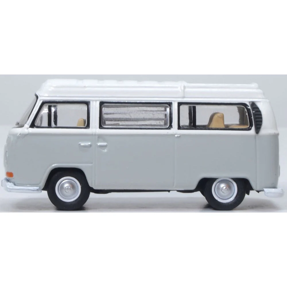 Oxford 76VW032 1/76 VW Bay Window Camper Silver Grey/White - Image 4