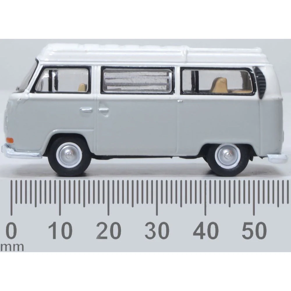Oxford 76VW032 1/76 VW Bay Window Camper Silver Grey/White - Image 6
