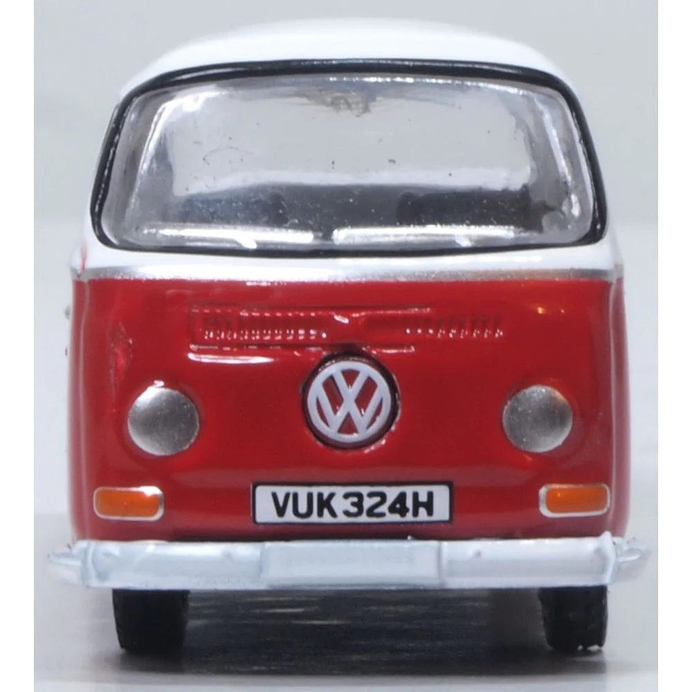 Oxford 76VW033 1/76 VW Bay Window Pick Up Poppy Red/White - Image 2