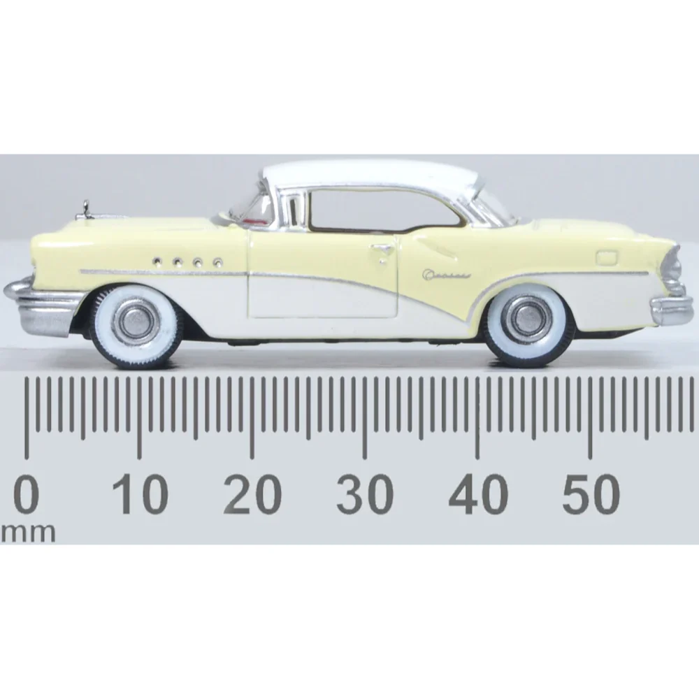 Oxford 87BC55008 1/87 1955 Buick Century Condor Yellow/Dover White - Image 6