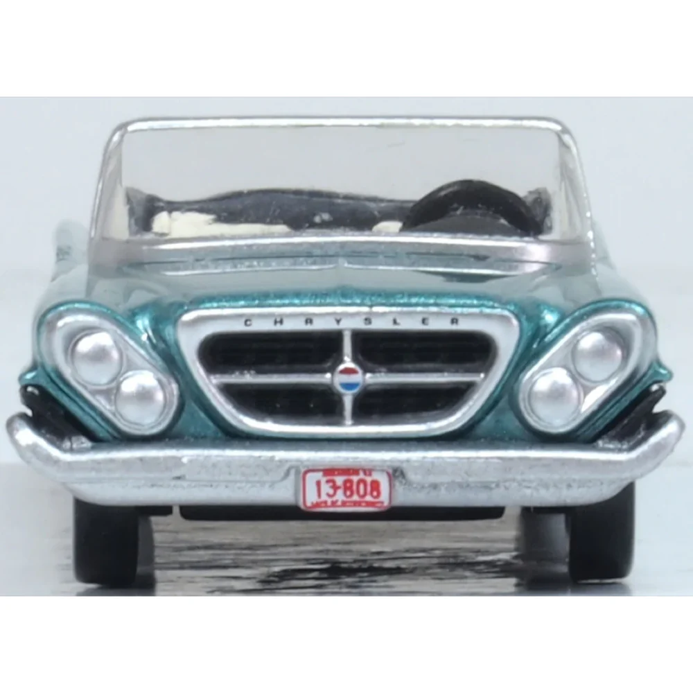 Oxford 87CC61005 1/87 1961 Chrysler 300 Convertible (Open) Tahitian Turquoise - Image 4