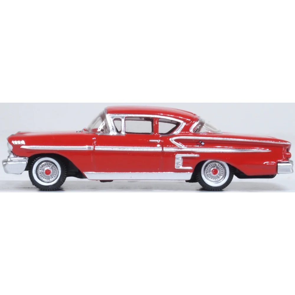 Oxford 87CIS58003 1/87 1958 Chevrolet Impala Sports Coupe Rio Red - Image 2