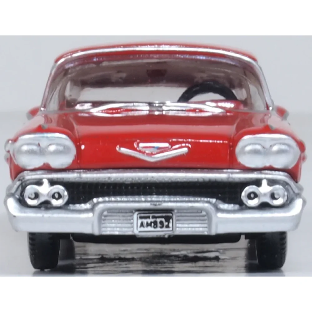 Oxford 87CIS58003 1/87 1958 Chevrolet Impala Sports Coupe Rio Red - Image 4