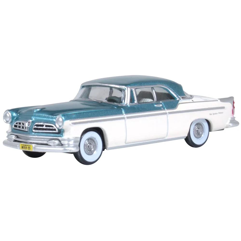 Oxford 87CNY55004 1/87 1955 Chrysler New Yorker Deluxe Coupe St. Regis Jade Green/Platinum