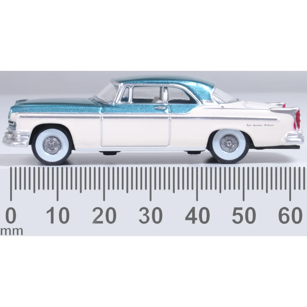 Oxford 87CNY55004 1/87 1955 Chrysler New Yorker Deluxe Coupe St. Regis Jade Green/Platinum - Image 6