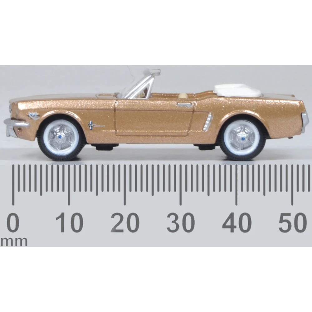 Oxford 87MU65007 1/87 1965 Ford Mustang Convertible Prairie Bronze - Image 6