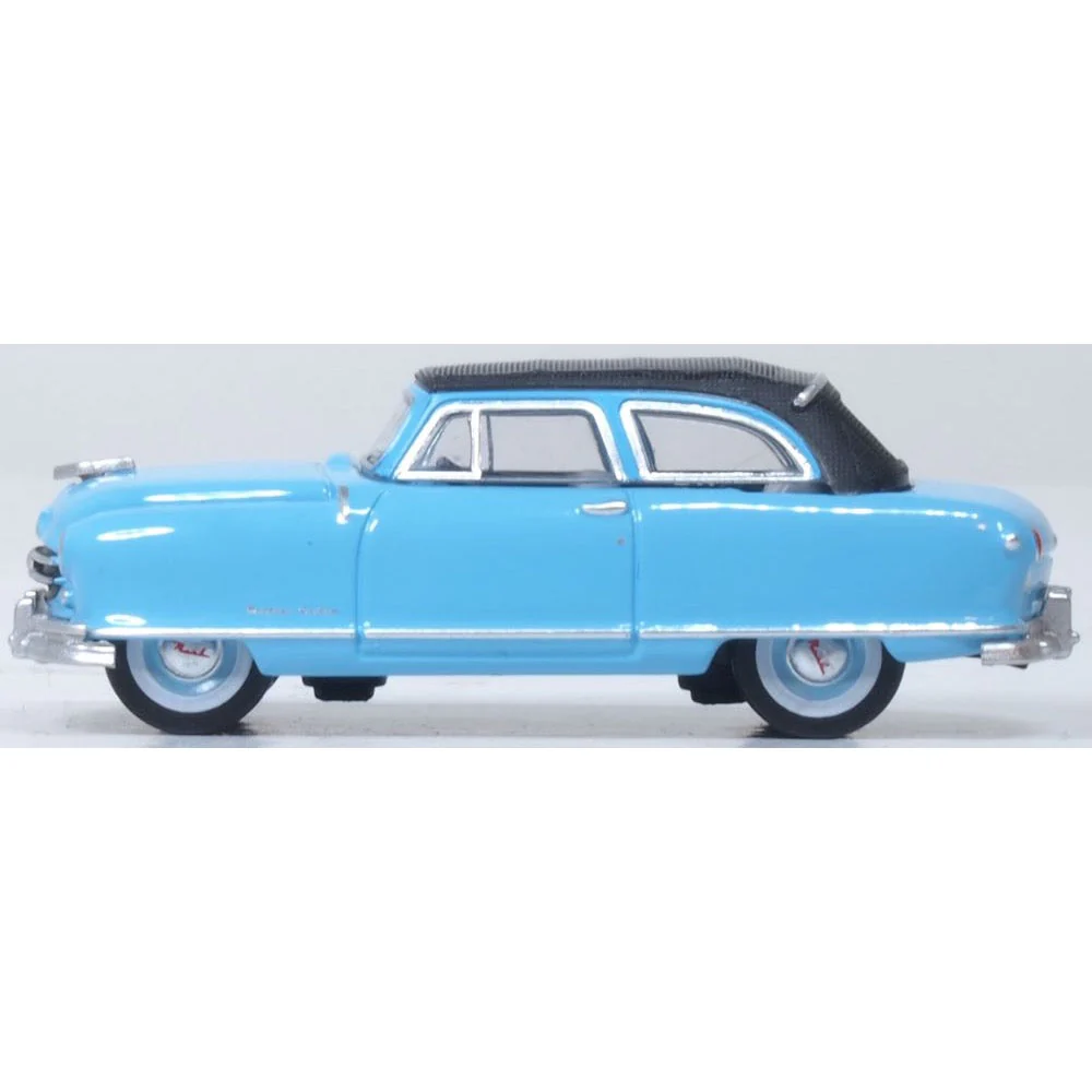 Oxford 87NR50001 1/87 1950 Nash Rambler Custom Landau Convertible (Closed) Strato Blue - Image 3