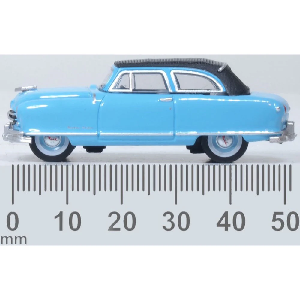 Oxford 87NR50001 1/87 1950 Nash Rambler Custom Landau Convertible (Closed) Strato Blue - Image 6