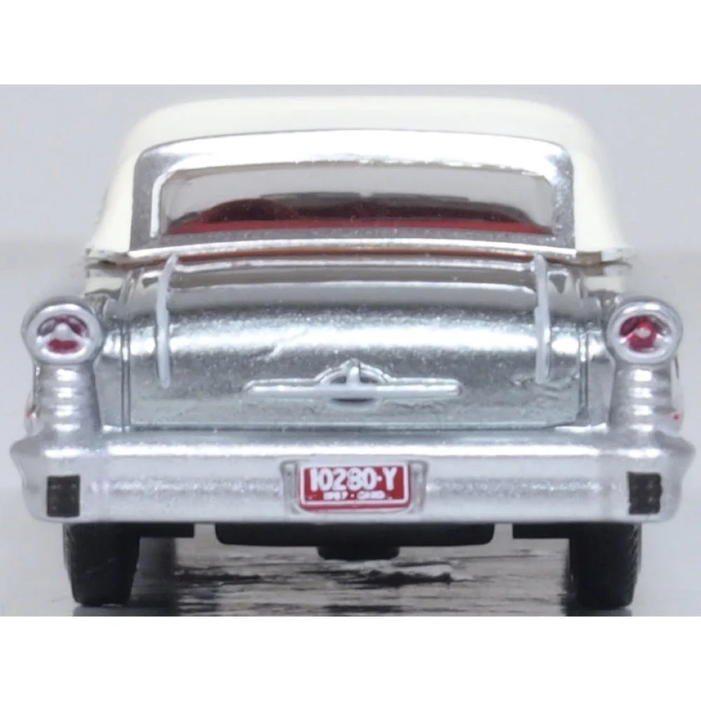 Oxford 87OC57003 1/87 1957 Oldsmobile 88 Convertible (Closed) Juneau Gray/Accent Red/White - Image 5