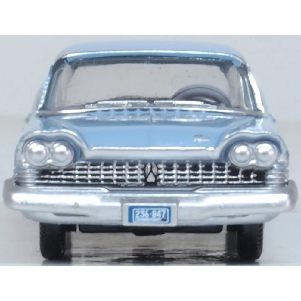 Oxford 87PS59003 1/87 1959 Plymouth Savoy Sedan Powder Blue - Image 2