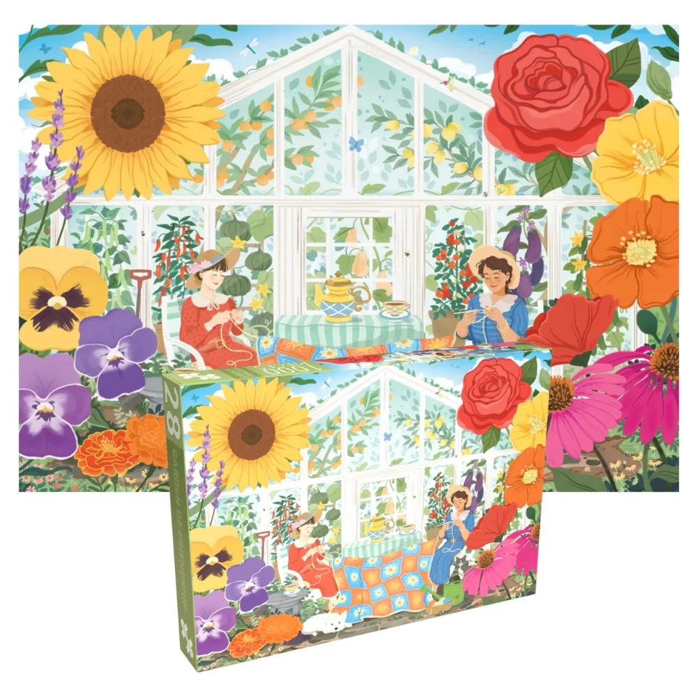 Penny Puzzle Garden of Friendship 1000pc Jigsaw Puzzle - Image 2