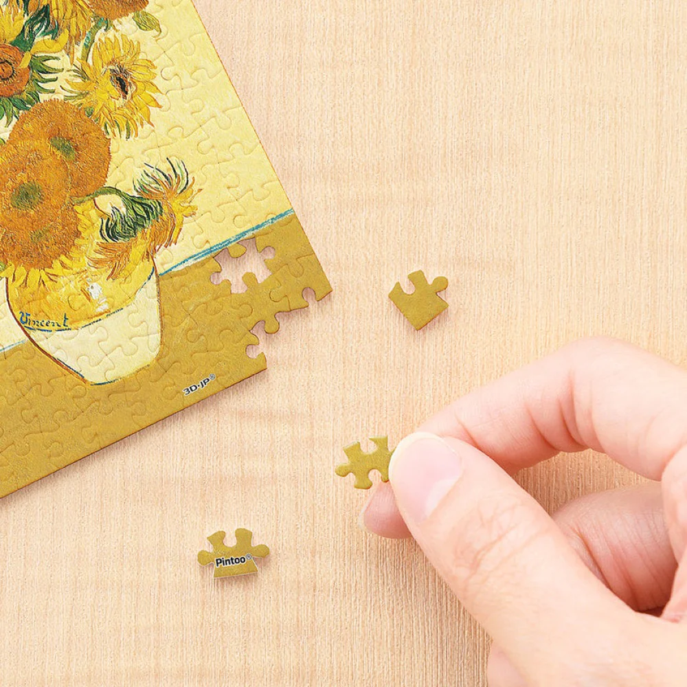Piece Relax Van Gogh Sunflowers 1888 150pc Plastic Jigsaw Puzzle - Image 3