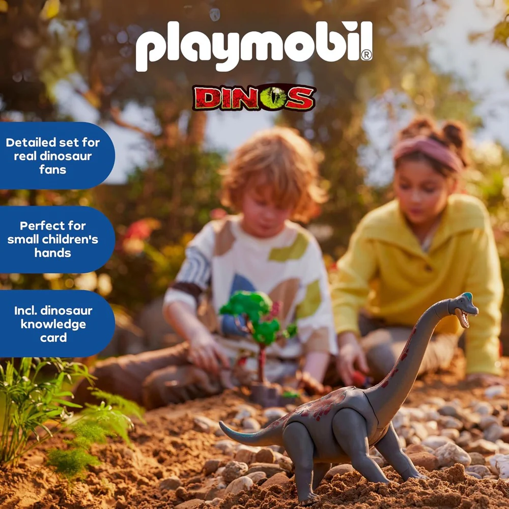 Playmobil 71819 Brachiosaurus with Hovercraft - Image 4