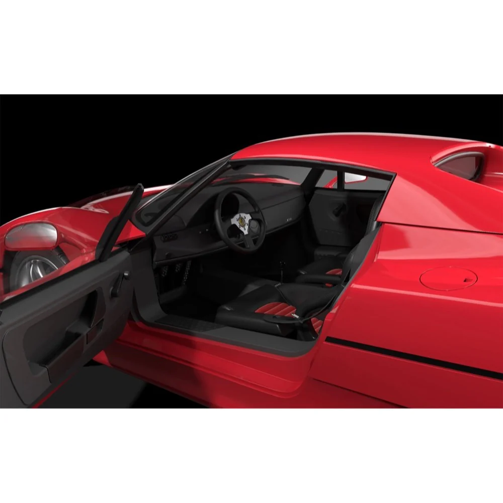 Pocher Ferrari F50 Rosso Corsa Red 1/8 Metal Diecast Model Kit - Image 4