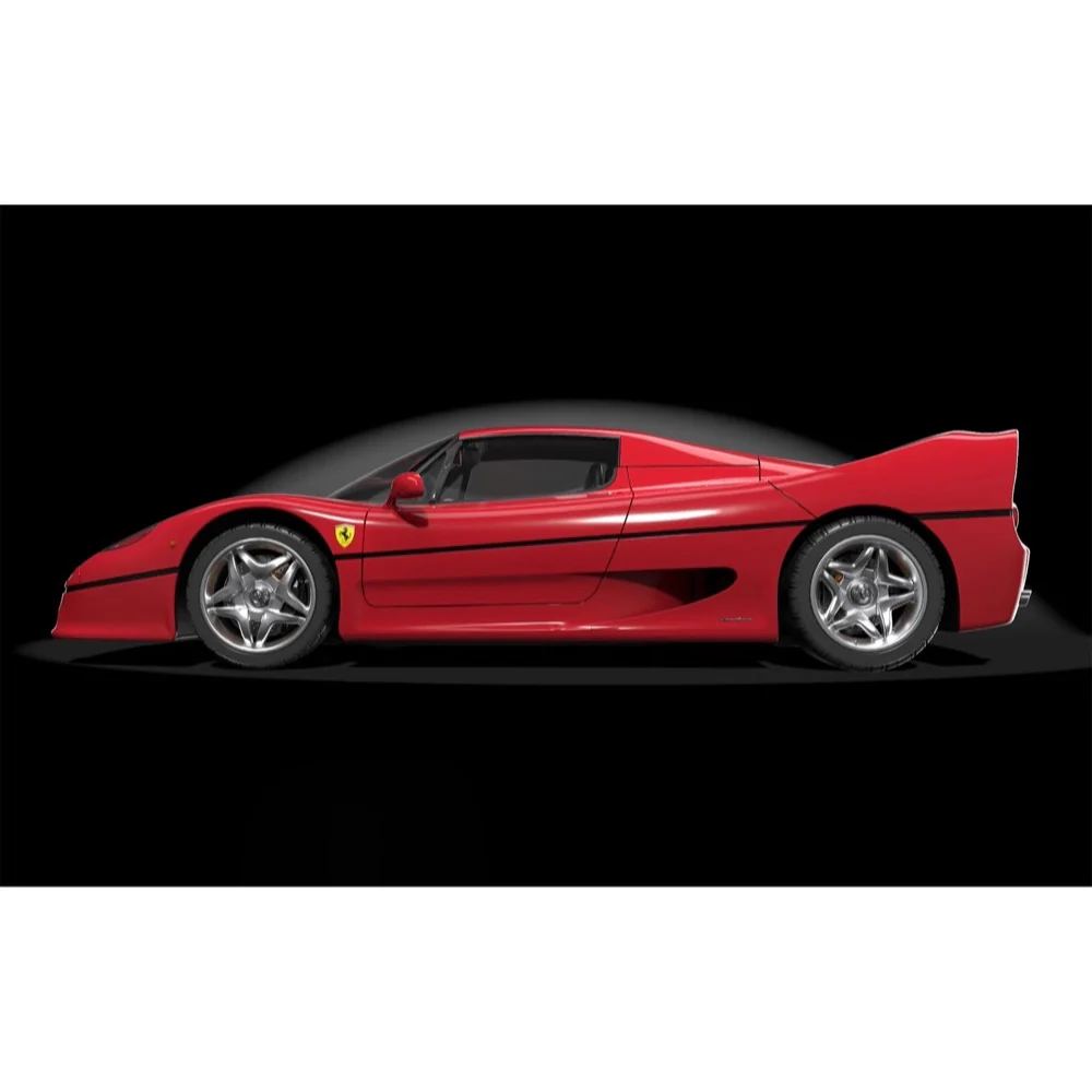 Pocher Ferrari F50 Rosso Corsa Red 1/8 Metal Diecast Model Kit - Image 5