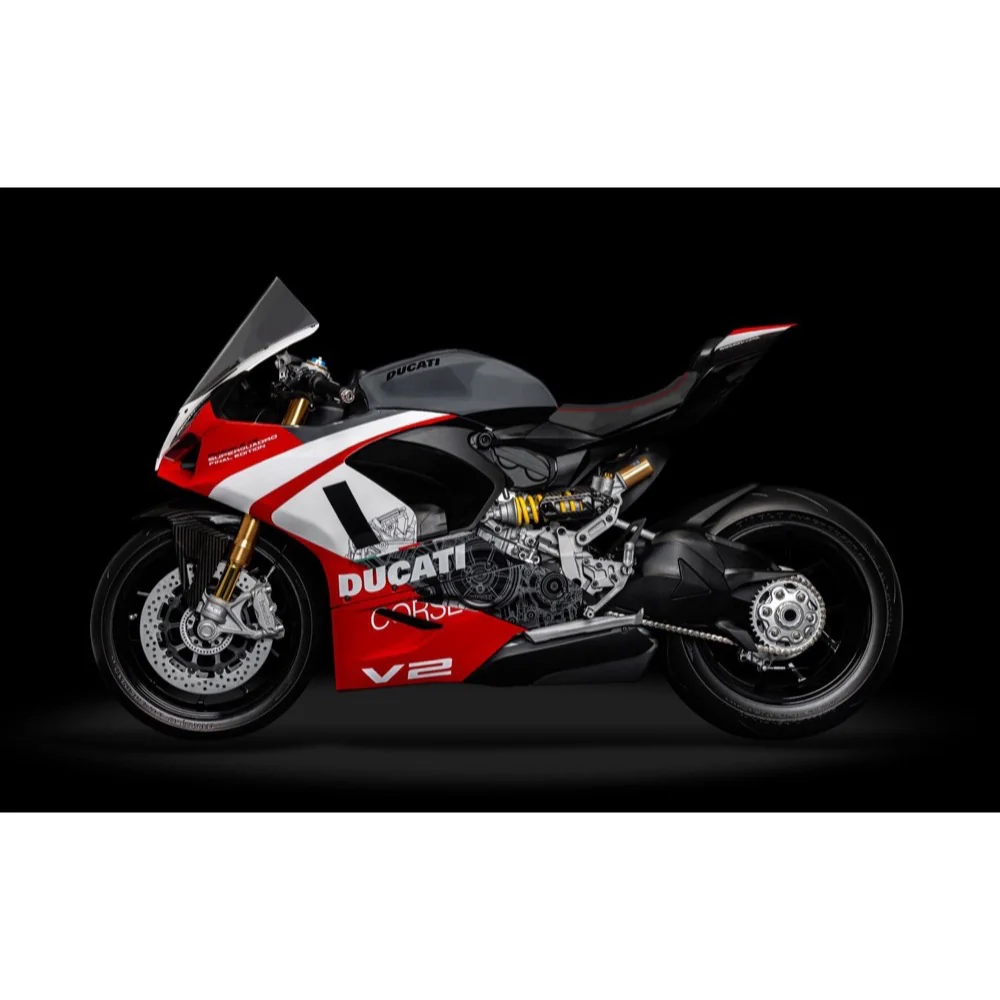 Pocher HK124 1/4 Ducati Panigale V2 Superquadro Final Edition Diecast Model Kit - Image 5