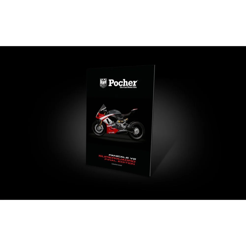 Pocher HK124 1/4 Ducati Panigale V2 Superquadro Final Edition Diecast Model Kit - Image 7