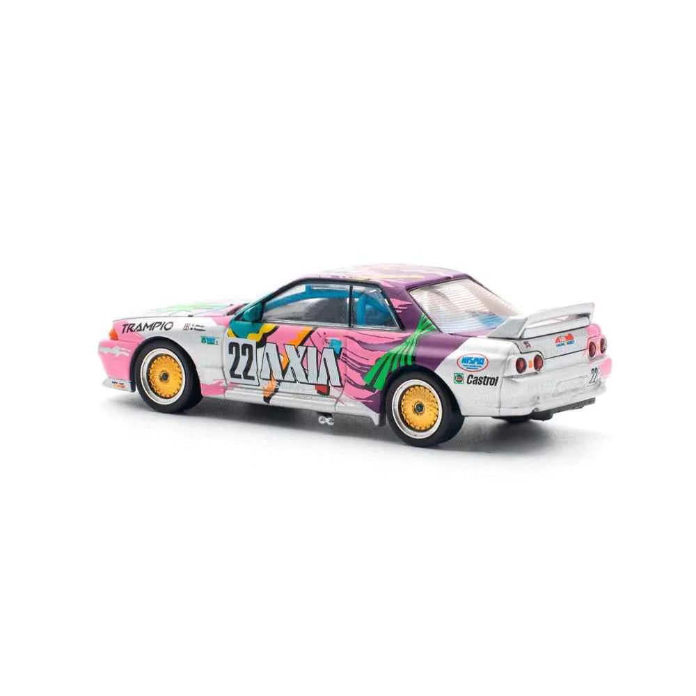 Pop Race 64-0103 1/64 Nissan Skyline GT-R R32 No.22 Axia - Image 6