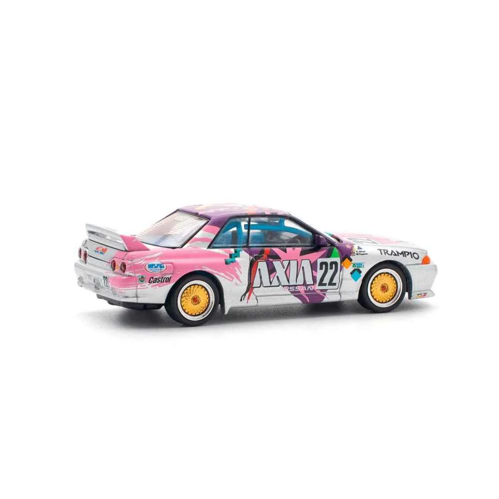 Pop Race 64-0103 1/64 Nissan Skyline GT-R R32 No.22 Axia - Image 8