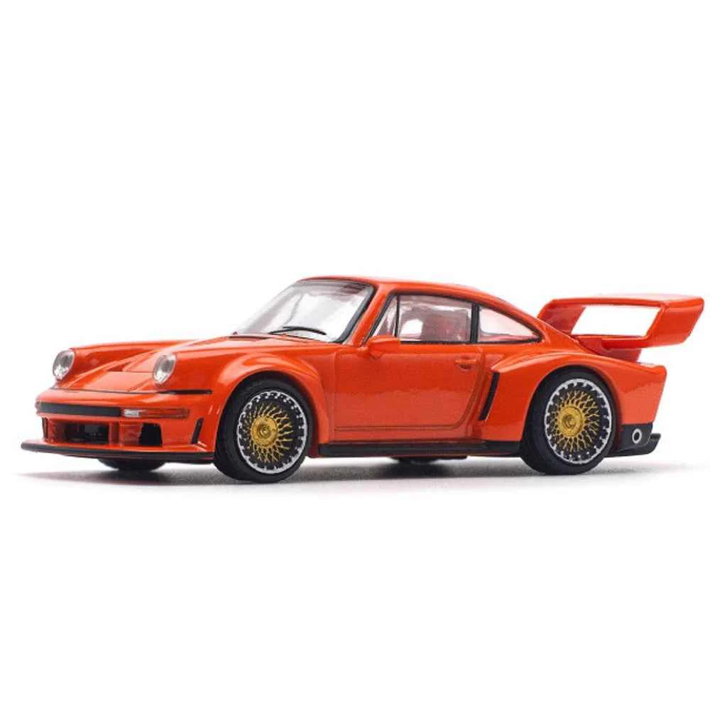 Pop Race 64-0131 1/64 Singer DLS Turbo Track Orange - Image 2