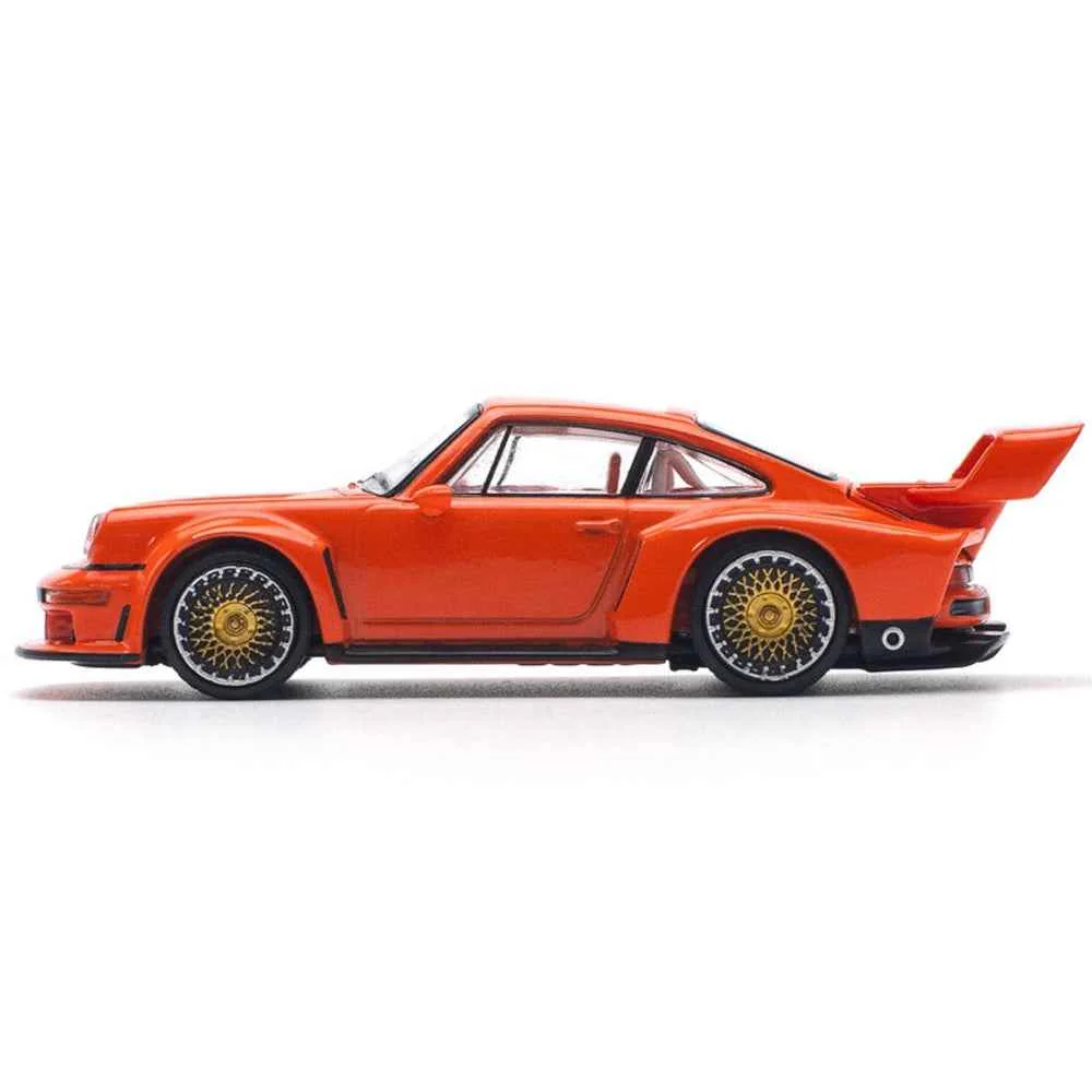 Pop Race 64-0131 1/64 Singer DLS Turbo Track Orange - Image 4