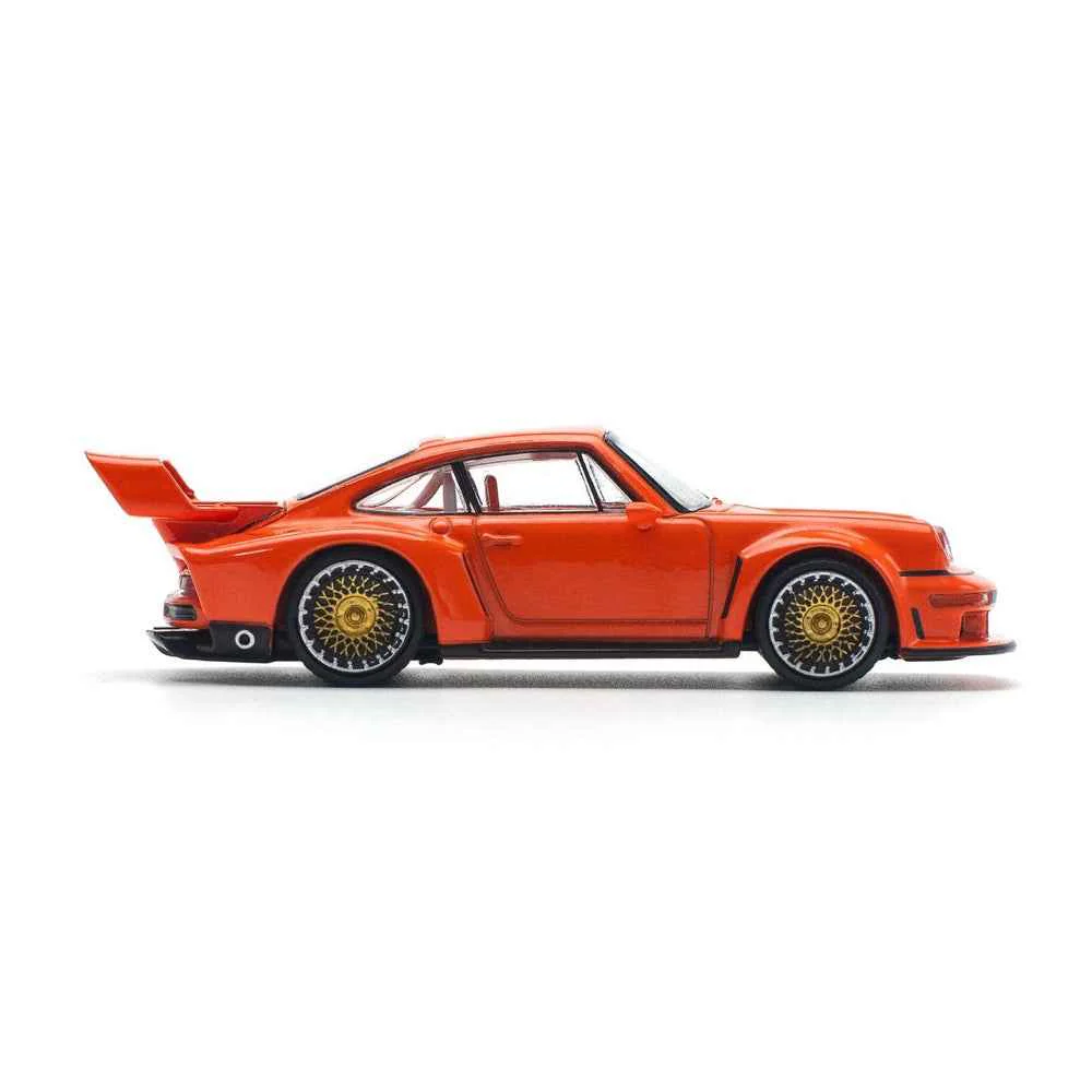 Pop Race 64-0131 1/64 Singer DLS Turbo Track Orange - Image 5