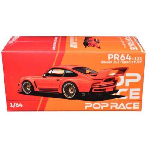 Pop Race 64-0131 1/64 Singer DLS Turbo Track Orange - Image 6