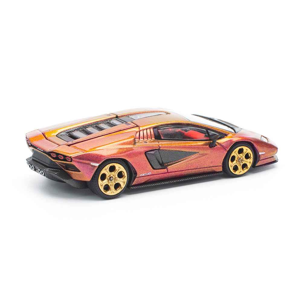 Pop Race 64-0175 1/64 Lamborghini Countach LPI 800-4 Blu Hal - Image 2