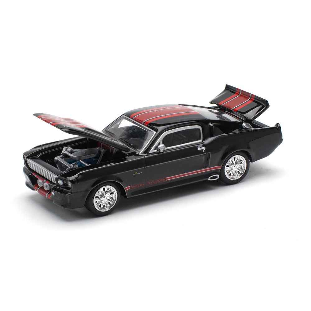 Pop Race 64-0218 1/64 Shelby Mustang GT500 Dark Chrome - Image 2