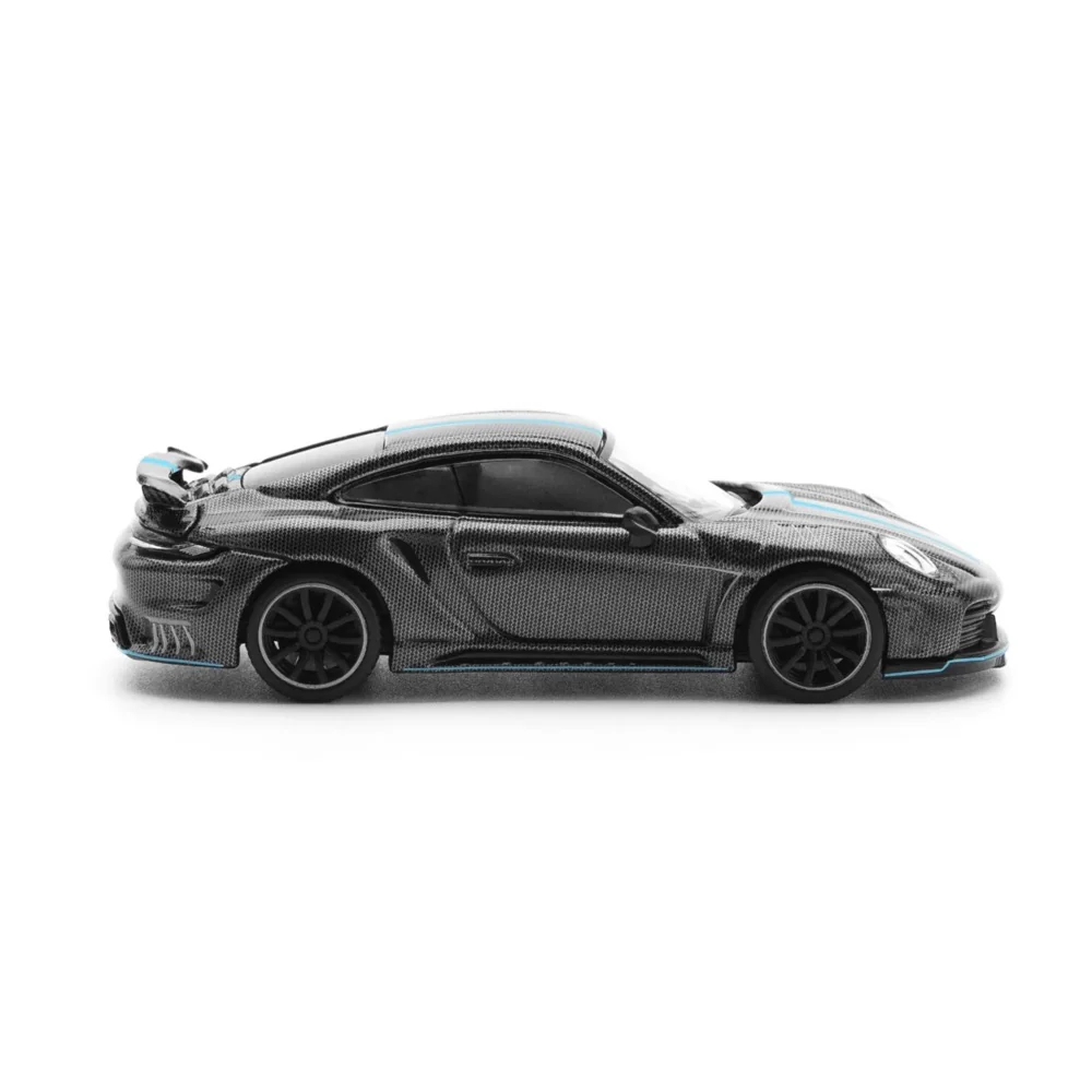 Pop Race 64-0254 1/64 992 Stinger GTR Carbon Edition (Blue Line) - Image 5