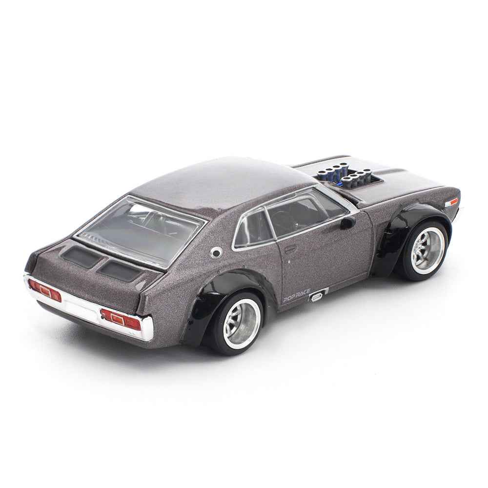 Pop Race 64-0304 1/64 Laurel C130 Metallic Grey New Tooling - Image 3