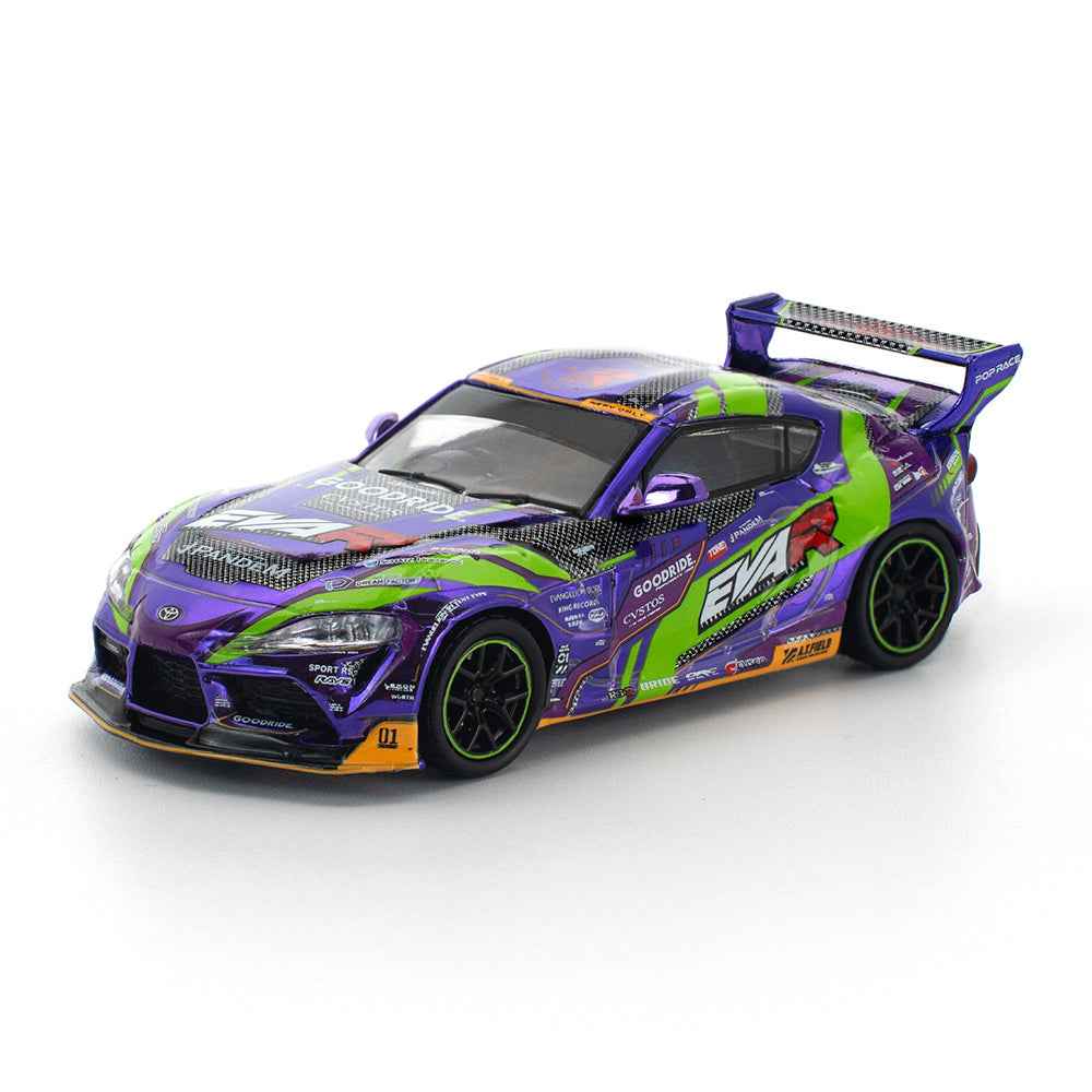 Pop Race 64-0311 1/64 Eva RT Test Type-01 Goodride Pandem GR Supra