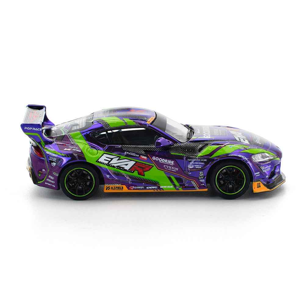 Pop Race 64-0311 1/64 Eva RT Test Type-01 Goodride Pandem GR Supra - Image 3