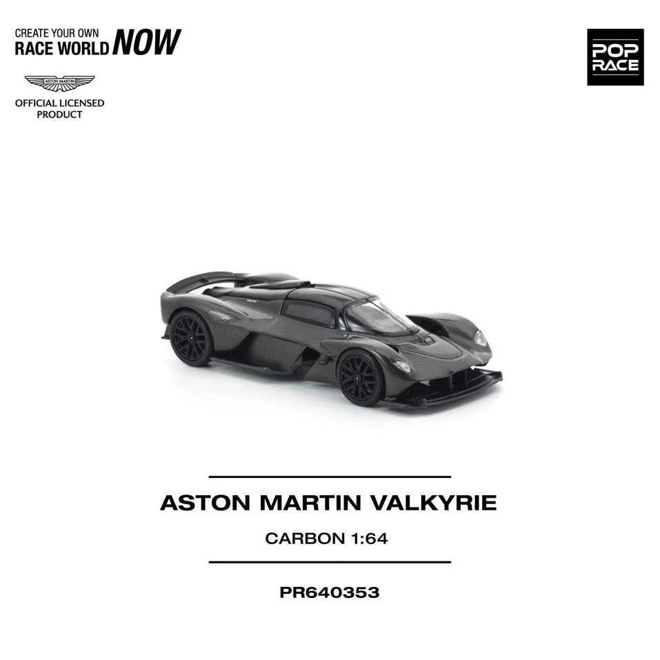 Pop Race 64-0353 1/64 Aston Martin Valkyrie Carbon Edition - Image 5