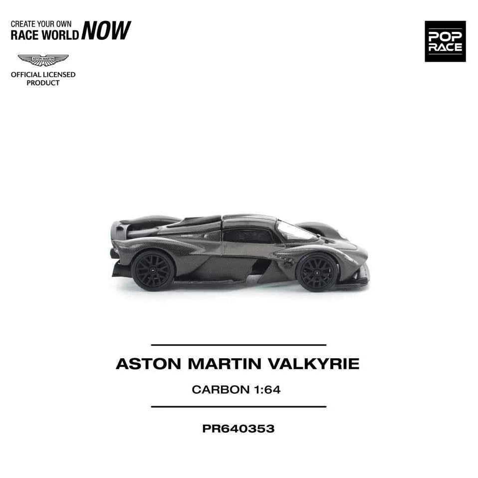 Pop Race 64-0353 1/64 Aston Martin Valkyrie Carbon Edition - Image 6