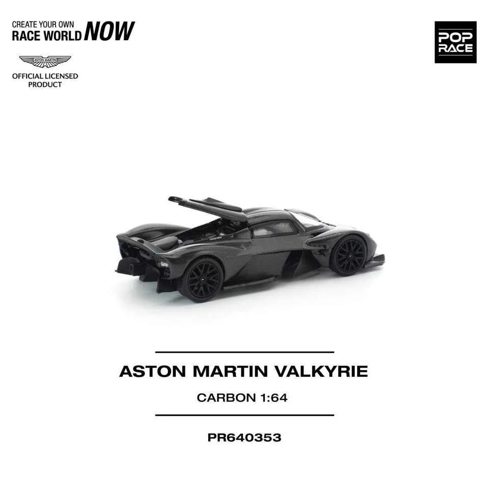 Pop Race 64-0353 1/64 Aston Martin Valkyrie Carbon Edition - Image 7
