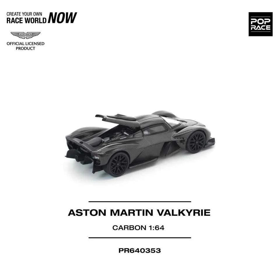 Pop Race 64-0353 1/64 Aston Martin Valkyrie Carbon Edition - Image 8