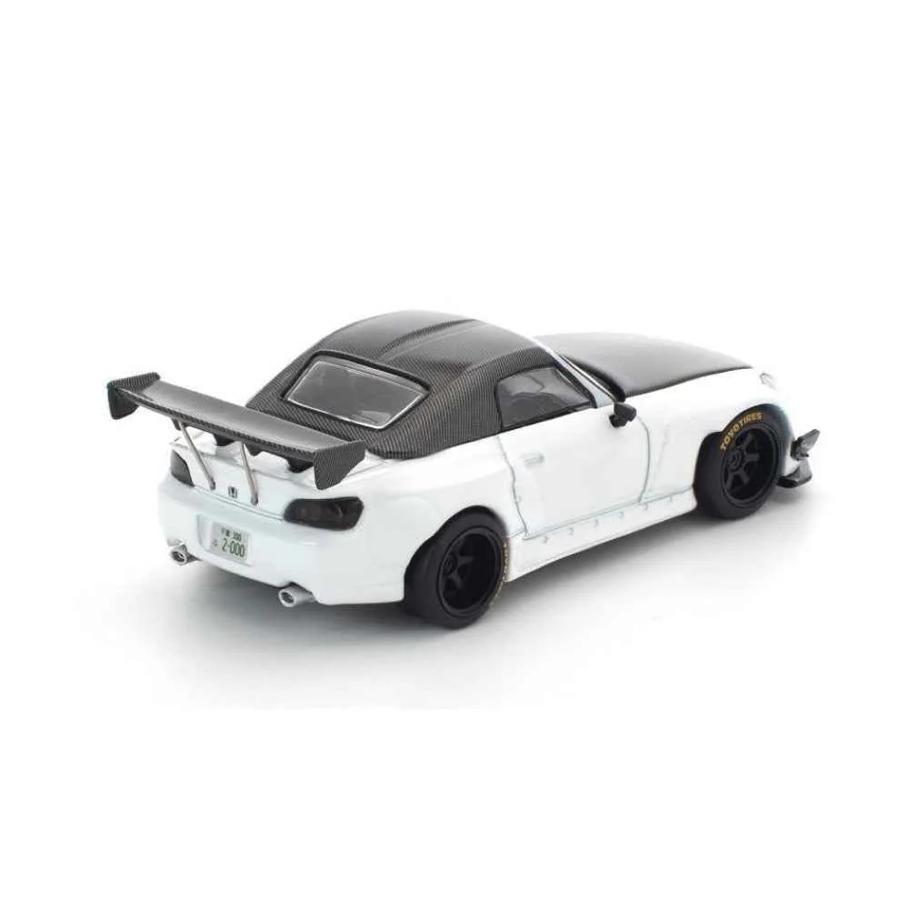 Pop Race 64-0389 1/64 Pandem S2000 Softtop White Tooling Variant - Image 2
