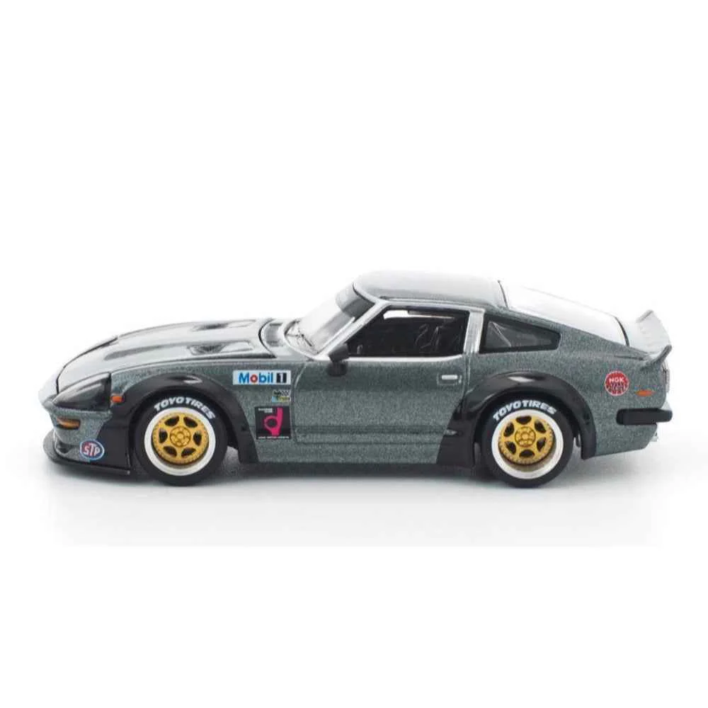 Pop Race 64-039 1/64 Pandem 280ZX Gun Metal - Image 2